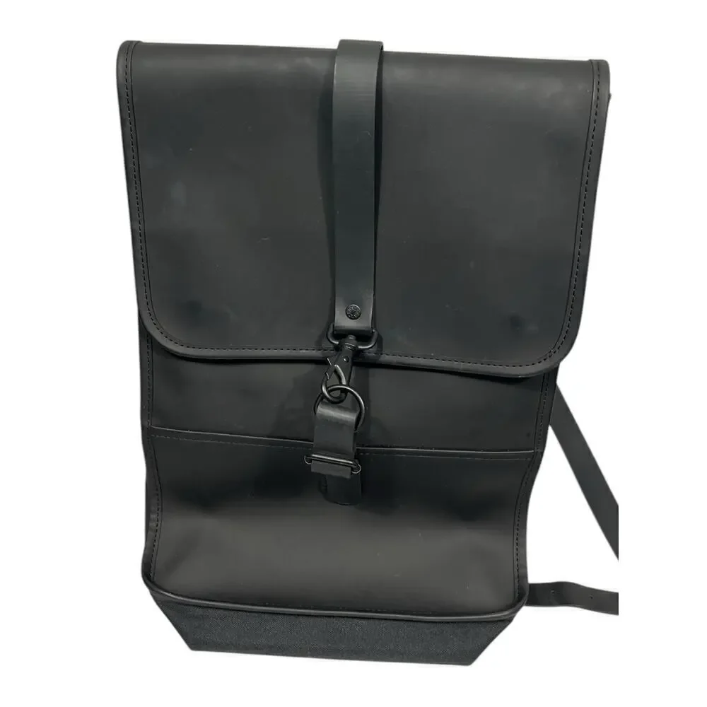 Rains Unsex Black  Backpack Mini